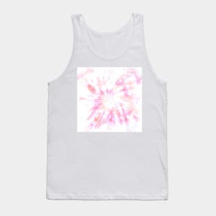 Pink and Orange Marble Tie-Dye Tank Top